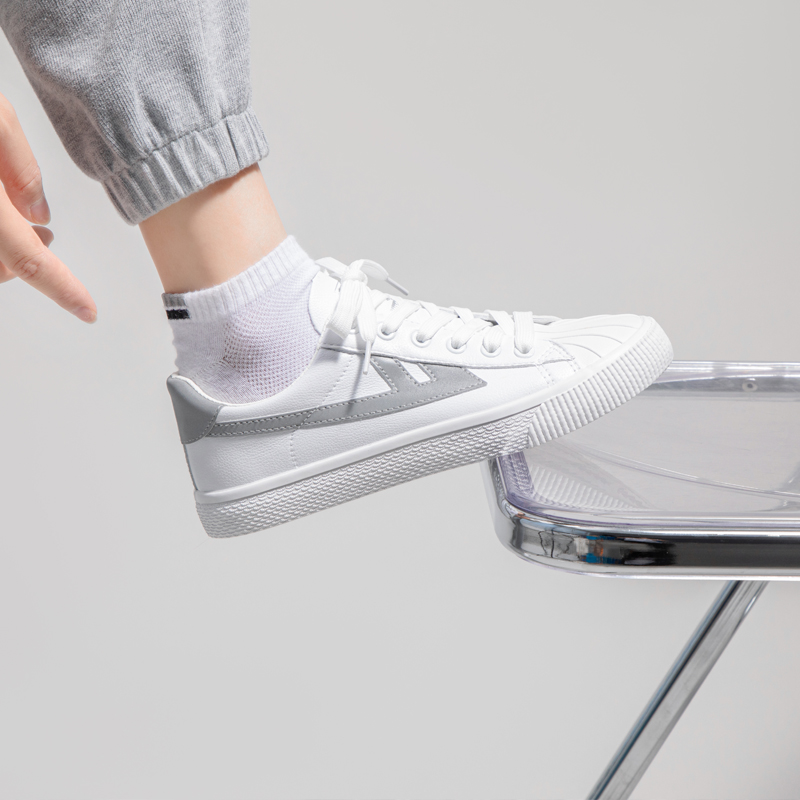 Warrior Canvas Low 'White Silver' 圖 12