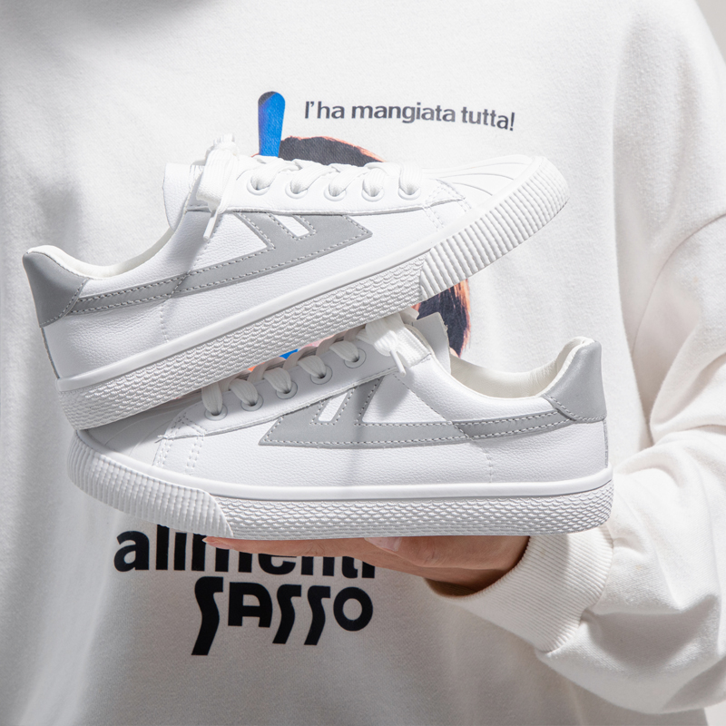 Warrior Canvas Low 'White Silver' 圖 6