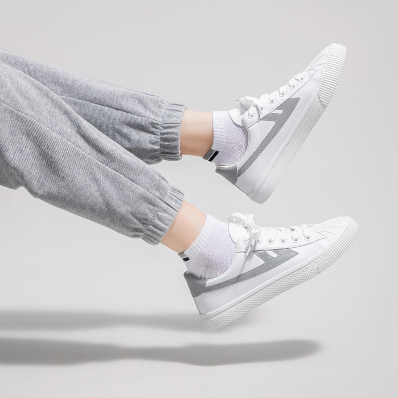 Warrior Canvas Low 'White Silver' 圖 8