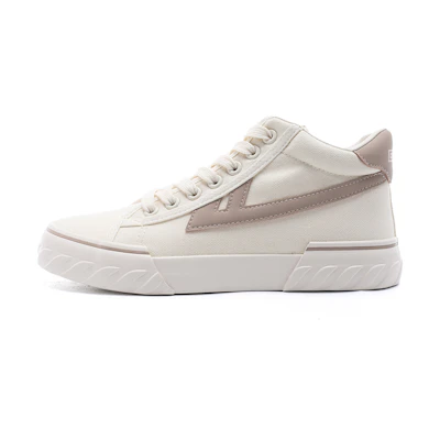 Warrior Canvas Mid-Top 'Beige Milk Coffee'