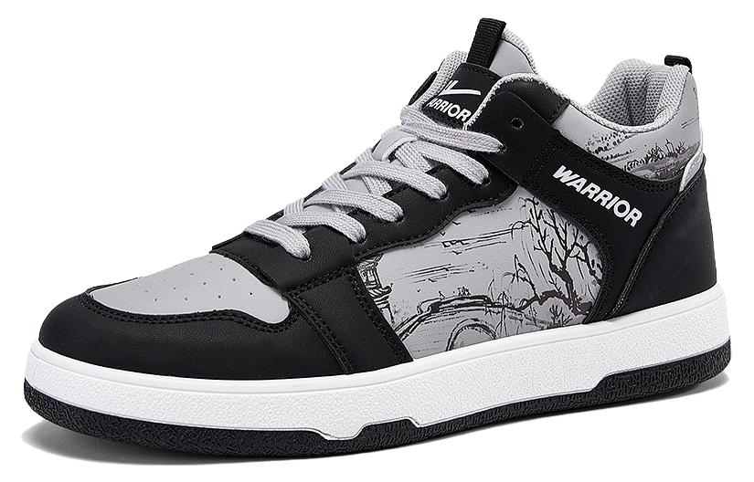 Order Warrior Canvas Mid 'Kelabu Hitam Dakwat Trendy' WXP(WZ)-107702G-1