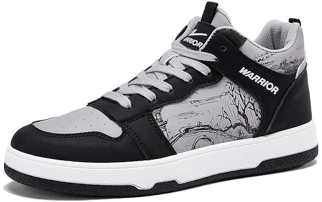 Warrior Canvas Mid 'Kelabu Hitam Dakwat Trendy' WXP(WZ)-107702G-1 Order Warrior Canvas Mid 'Kelabu Hitam Dakwat Trendy' WXP(WZ)-107702G-1