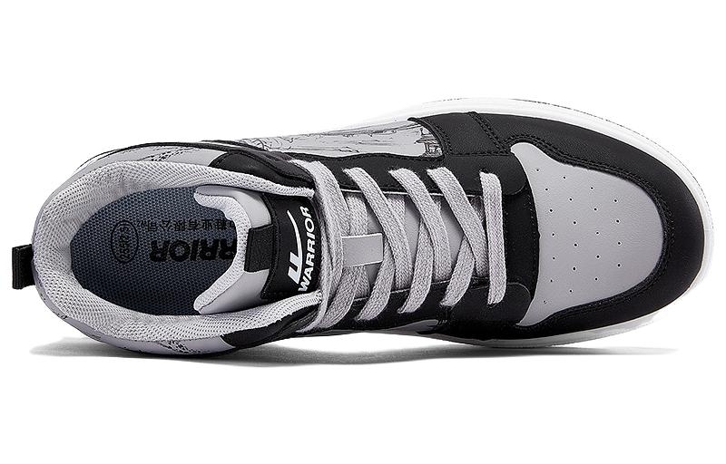 Lookbook Warrior Canvas Mid 'Kelabu Hitam Dakwat Trendy' WXP(WZ)-107702G-1