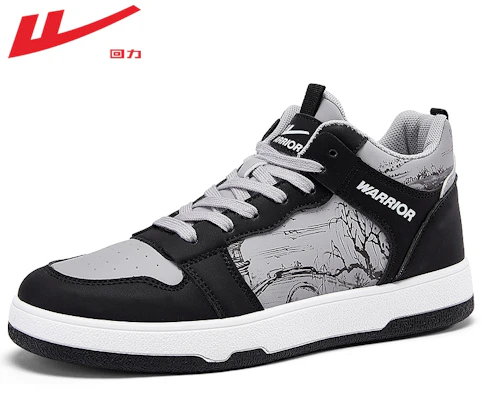 Warrior Canvas Mid 'Kelabu Hitam Dakwat Trendy' WXP(WZ)-107702G-1 Details for Warrior Canvas Mid 'Kelabu Hitam Dakwat Trendy' WXP(WZ)-107702G-1