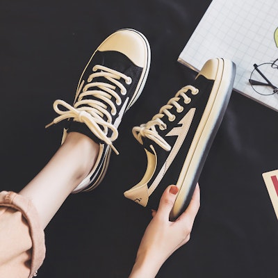 霸王回力 復古百搭帆布鞋 黑灰 Purchase 霸王回力 復古百搭帆布鞋 黑灰