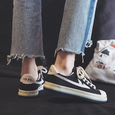 霸王回力 復古百搭帆布鞋 黑灰 Details for 霸王回力 復古百搭帆布鞋 黑灰