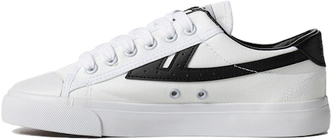 Warrior Canvas Retro Low 'White Black' WXY-A308G05 Warrior Canvas Retro Low 'White Black' WXY-A308G05