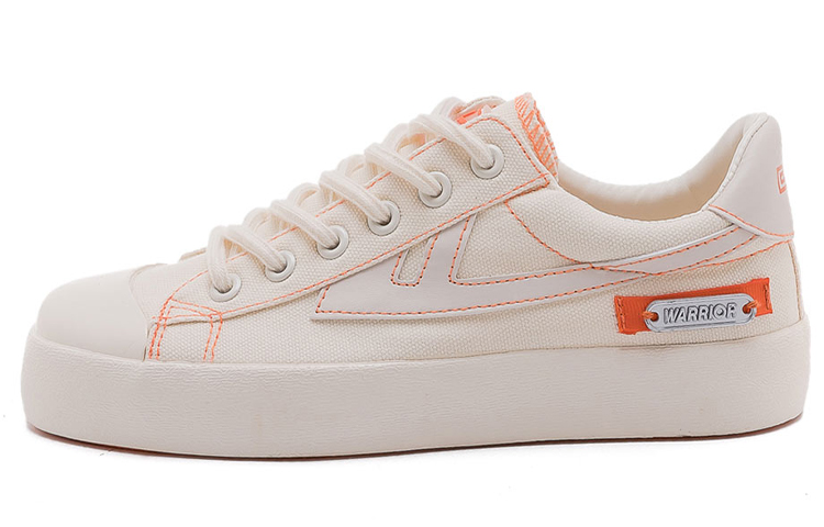 Warrior Canvas Sneaker 'Metallic Trimmings Beige Orange'