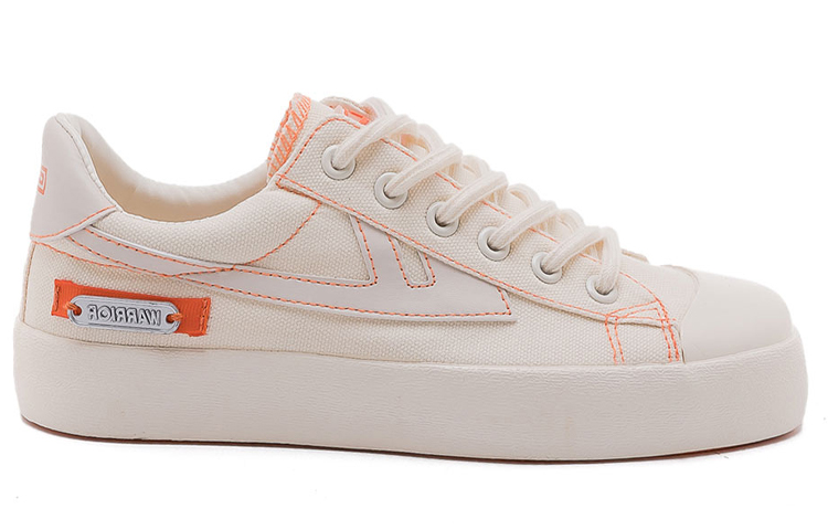 Warrior Canvas Sneaker 'Metallic Trimmings Beige Orange' 圖 2