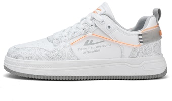 Warrior Canvas Sneaker 'White Grey Orange' WXY(S)-2140C02 Warrior Canvas Sneaker 'White Grey Orange' WXY(S)-2140C02