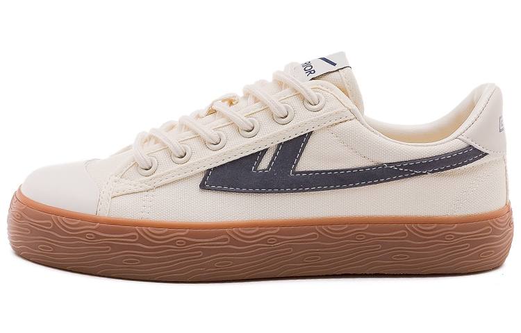Warrior Canvas Sneakers 'Beige Blue' WXY-C368MJ02
