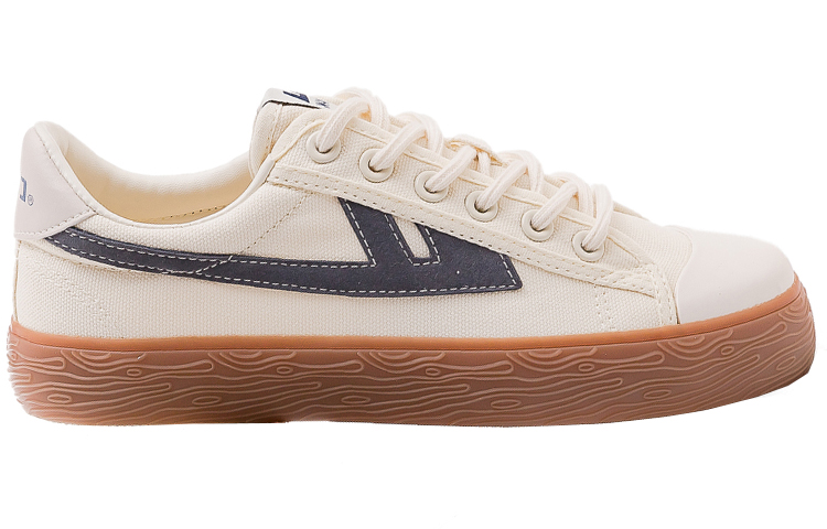 Order ウォリアーキャンバススニーカー ベージュ/ブルー WXY-C368MJ02