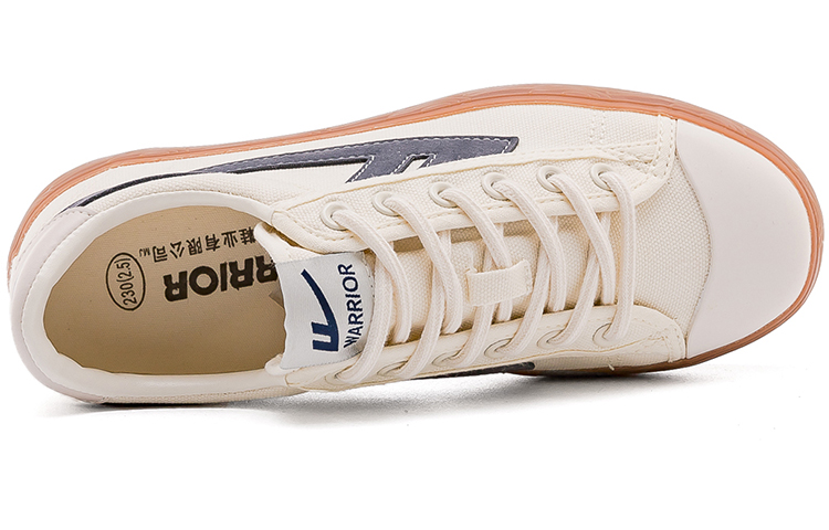 Lookbook ウォリアーキャンバススニーカー ベージュ/ブルー WXY-C368MJ02