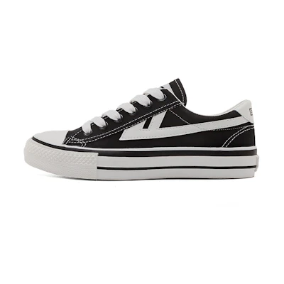 Warrior Canvas Sneakers 'Black and White'