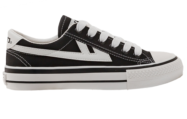 Warrior Canvas Sneakers 'Black and White' 圖 2