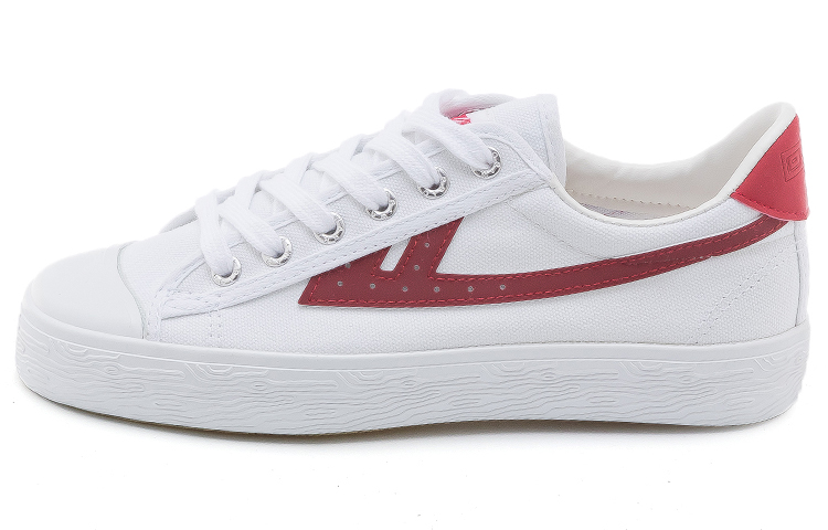 Warrior Canvas Sneakers 'Red and White' 7T03