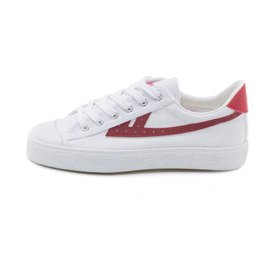 Warrior Canvas Sneakers 'Red and White'