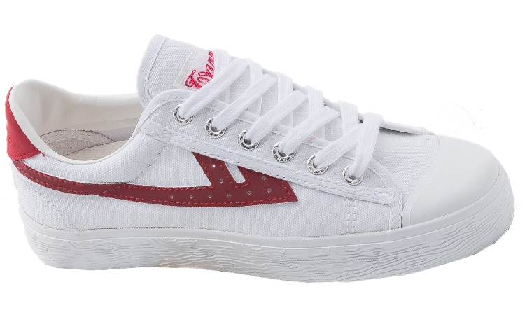 Order Warrior Canvas Sneakers 'Red and White' 7T03