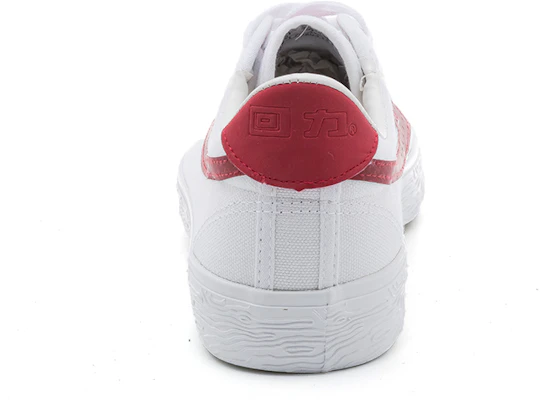 Warrior Canvas Sneakers 'Red and White' 7T03 Shop Warrior Canvas Sneakers 'Red and White' 7T03