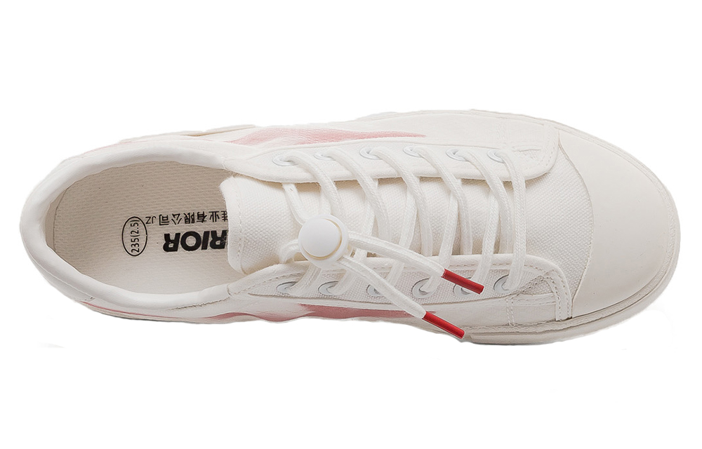 Warrior Casual Board Shoes 'White Red' 圖 3