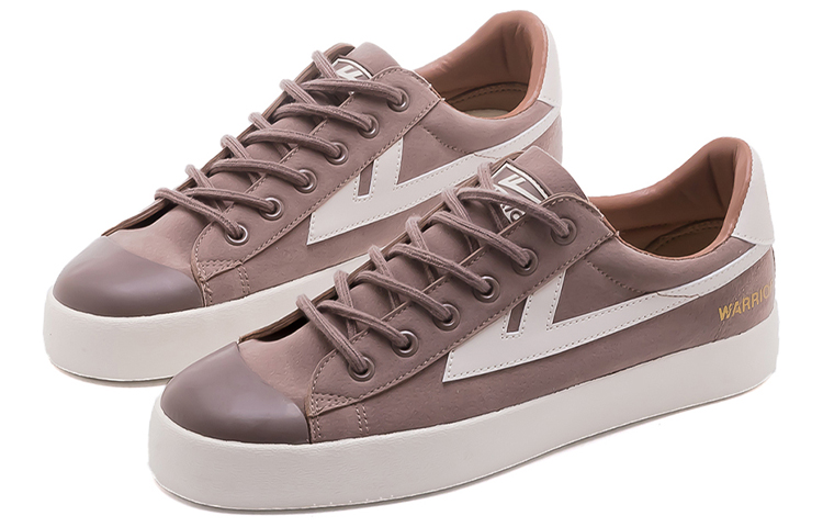 Warrior Casual Low-Top Sneakers 'Coffee' 圖 3