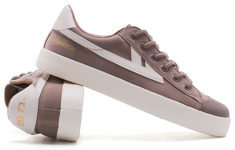 Warrior Casual Low-Top Sneakers 'Coffee' 圖 5