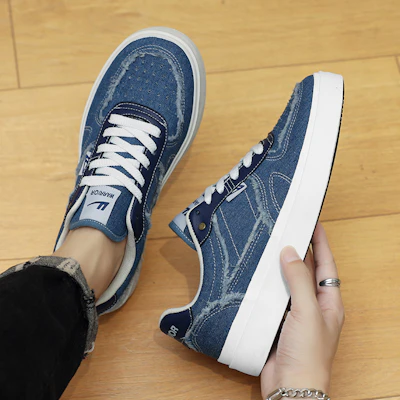 Warrior Classic Canvas Low 'Biru Tua' WXY-F401T02 4