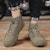 Warrior Classic Comfort Mid-Top 'Khaki' - Kasut Tengah Selesa 'Khaki' WXY-F648C02