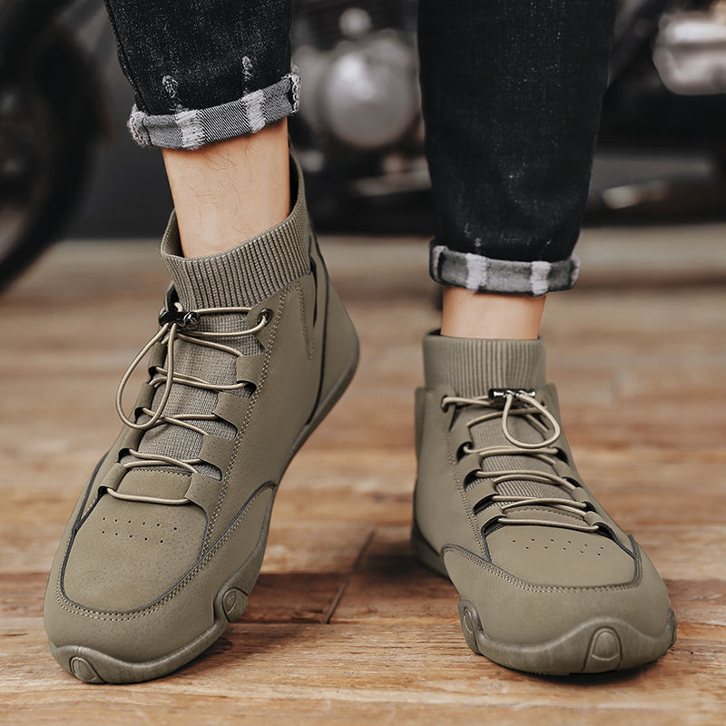 Details for Warrior Classic Comfort Mid-Top 'Khaki' - Zapatillas Clásicas Caqui de Media Altura WXY-F648C02