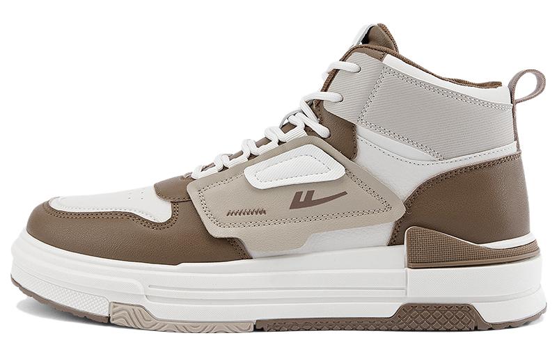 Warrior Classic High-Top 'Beige Brown Panel' WXY(S)-1986Z02