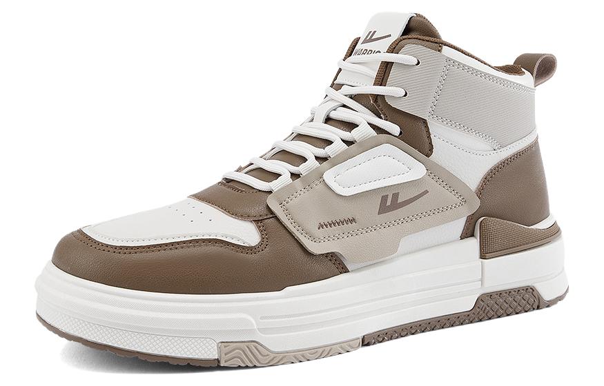 Order Warrior Classic High-Top 'Beige Brown Panel' WXY(S)-1986Z02