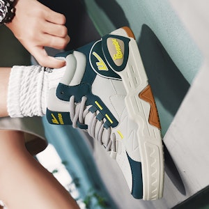 Warrior High-Top Klasik 'Abu-Abu Hijau' WBN(JS)-129801 3