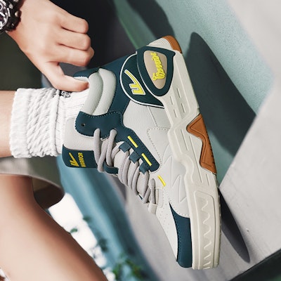 Warrior Classic High-Top 'Grey Green' WBN(JS)-129801 3