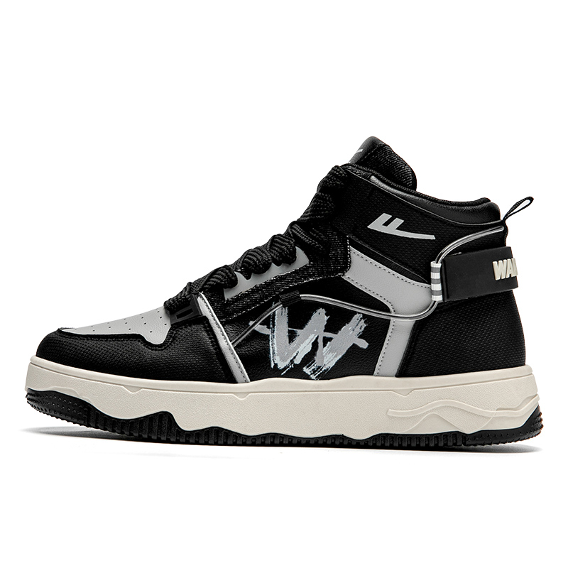Buy Warrior Classic High 'Graffiti Patchwork Black Grey' WXY-F539C03