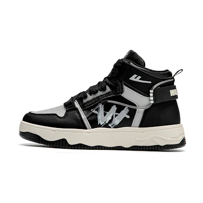 Warrior Classic High 'Graffiti Patchwork Black Grey'