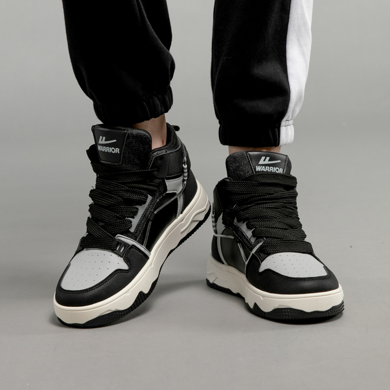 Warrior Classic High 'Graffiti Patchwork Black Grey' 圖 7