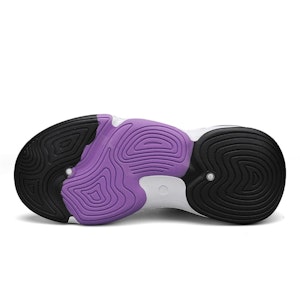 Warrior回力 经典國潮 塗鴉 減震防滑耐磨 高幫 籃球鞋 男款 白黑紫 Purchase Warrior回力 经典國潮 塗鴉 減震防滑耐磨 高幫 籃球鞋 男款 白黑紫