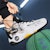 Warrior Classic High-Top Basketball 'Grafiti Putih Hitam Emas' WXY-F282C03