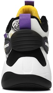 Warrior回力 经典國潮 塗鴉 減震防滑耐磨 高幫 籃球鞋 男款 白黑紫 1