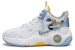 Kasut Bola Keranjang High-Top Warrior Classic 'Graffiti Putih Biru Muda' WXY-F282C01