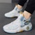 Kasut Bola Keranjang High-Top Warrior Classic 'Graffiti Putih Biru Muda' WXY-F282C01