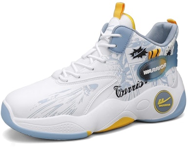 Kasut Bola Keranjang High-Top Warrior Classic 'Graffiti Putih Biru Muda' WXY-F282C01 Order Kasut Bola Keranjang High-Top Warrior Classic 'Graffiti Putih Biru Muda' WXY-F282C01
