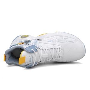 Kasut Bola Keranjang High-Top Warrior Classic 'Graffiti Putih Biru Muda' WXY-F282C01 Lookbook Kasut Bola Keranjang High-Top Warrior Classic 'Graffiti Putih Biru Muda' WXY-F282C01