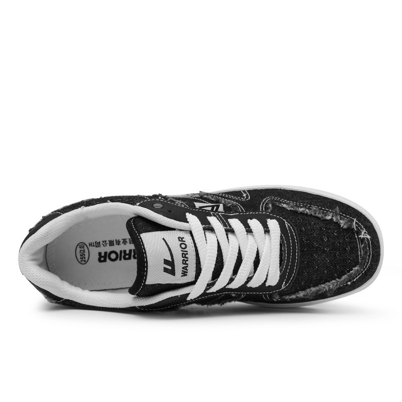 Warrior Classic Low-Top Canvas 'Black' 圖 4