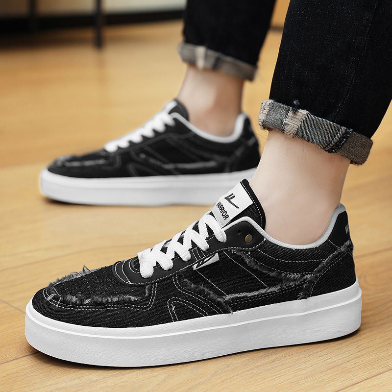 Warrior Classic Low-Top Canvas 'Black' 圖 10