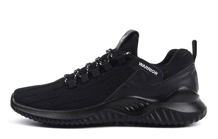Warrior Classic Low-Top Casual Sneakers Black Shoes WXY(JS)-012702 Black
