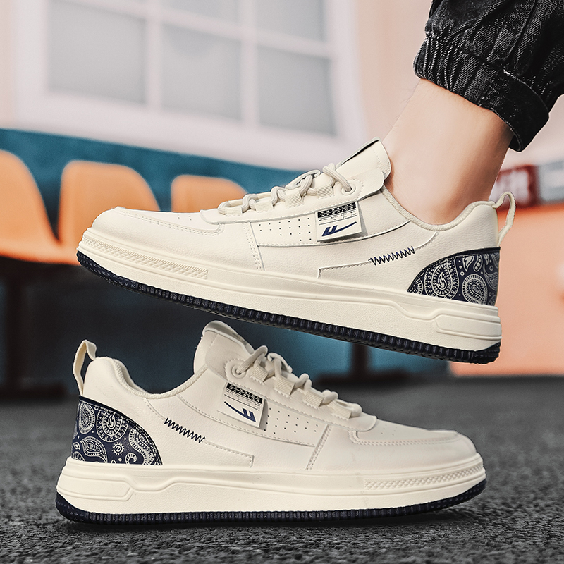 Warrior Classic Low 'Beige Deep Blue' 圖 4