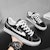 Warrior Classic Low 'Hitam dan Putih' WXY-C978G03