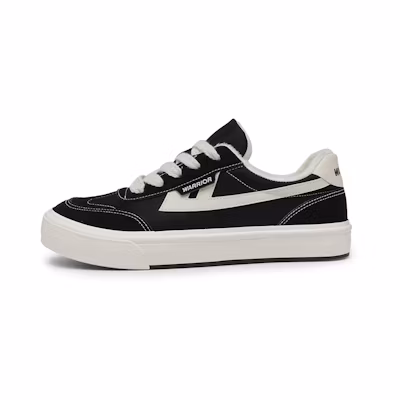 Warrior Classic Low 'Black Beige Retro Patchwork'