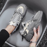 Warrior Classic Low 'Sepatu Ayah Abu-Abu' WXY(S)-1701N02 3